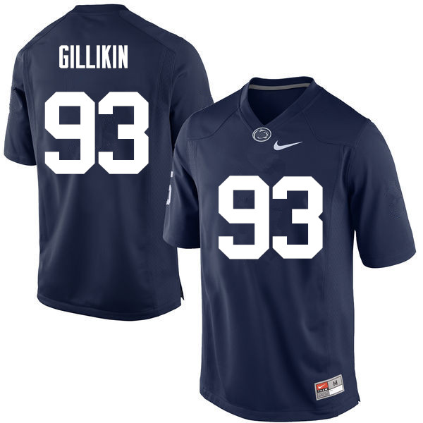 Men Penn State Nittany Lions #93 Blake Gillikin College Football Jerseys-Navy
